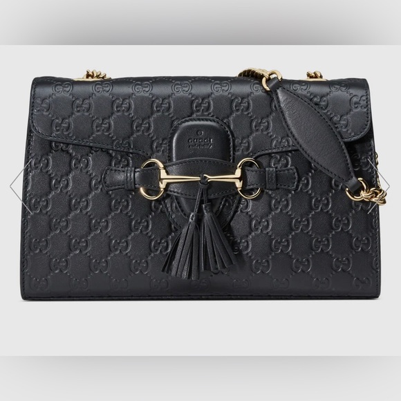 Gucci EMILY GUCCISSIMA CHAIN SHOULDER BAG - Picture 10 of 11